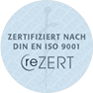reZERT — Zertifiziert nach DIN EN ISO 9001
